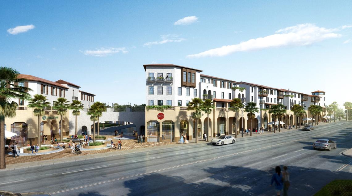 Developer upsizes mixed-use project at 201 S San Gabriel